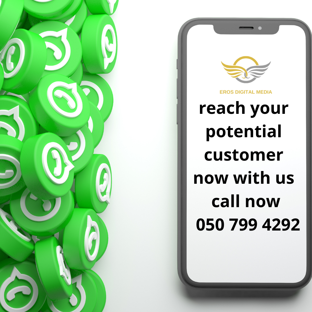 reach your potential customer now with us call now 050 799 4292