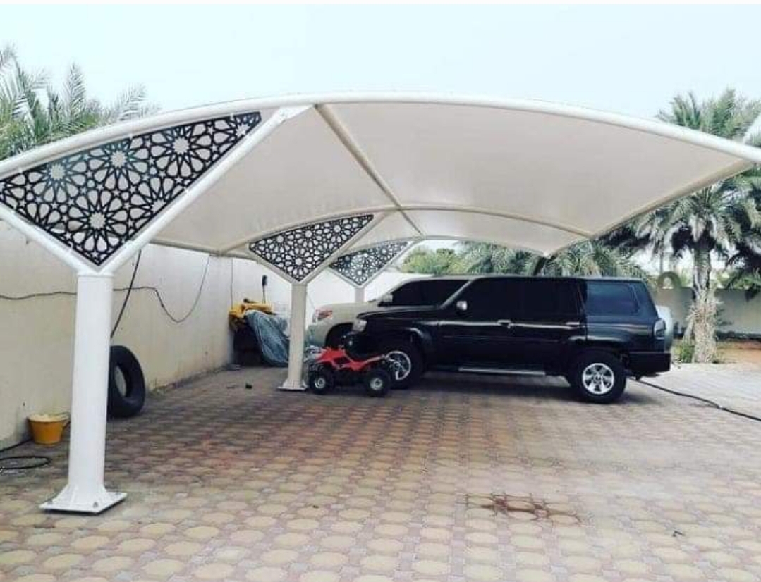 Boundary Wall Fabric Partition Shades from CAR PARKING SHADES & TENTS in  Dubai, United Arab Emirates