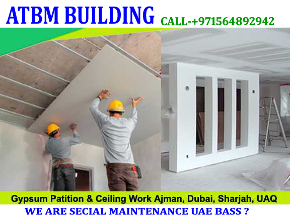 GYPSUM CEILING AND WALL PARTTION