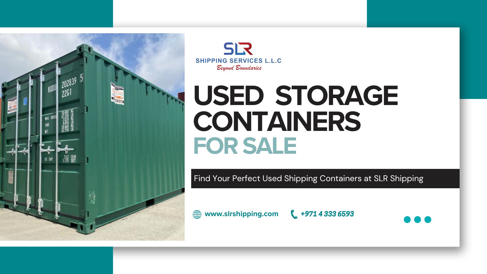 Used Storage Containers for sale